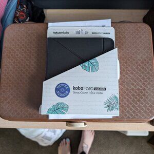 Black Rakuten kobo libra color sleepcover